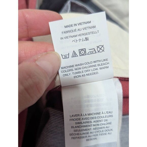 J. Crew Men's Rust Solid Cotton Mid-Rise Ankle Length Stretch Pants Size 30 x 30 - Picture 7 of 8